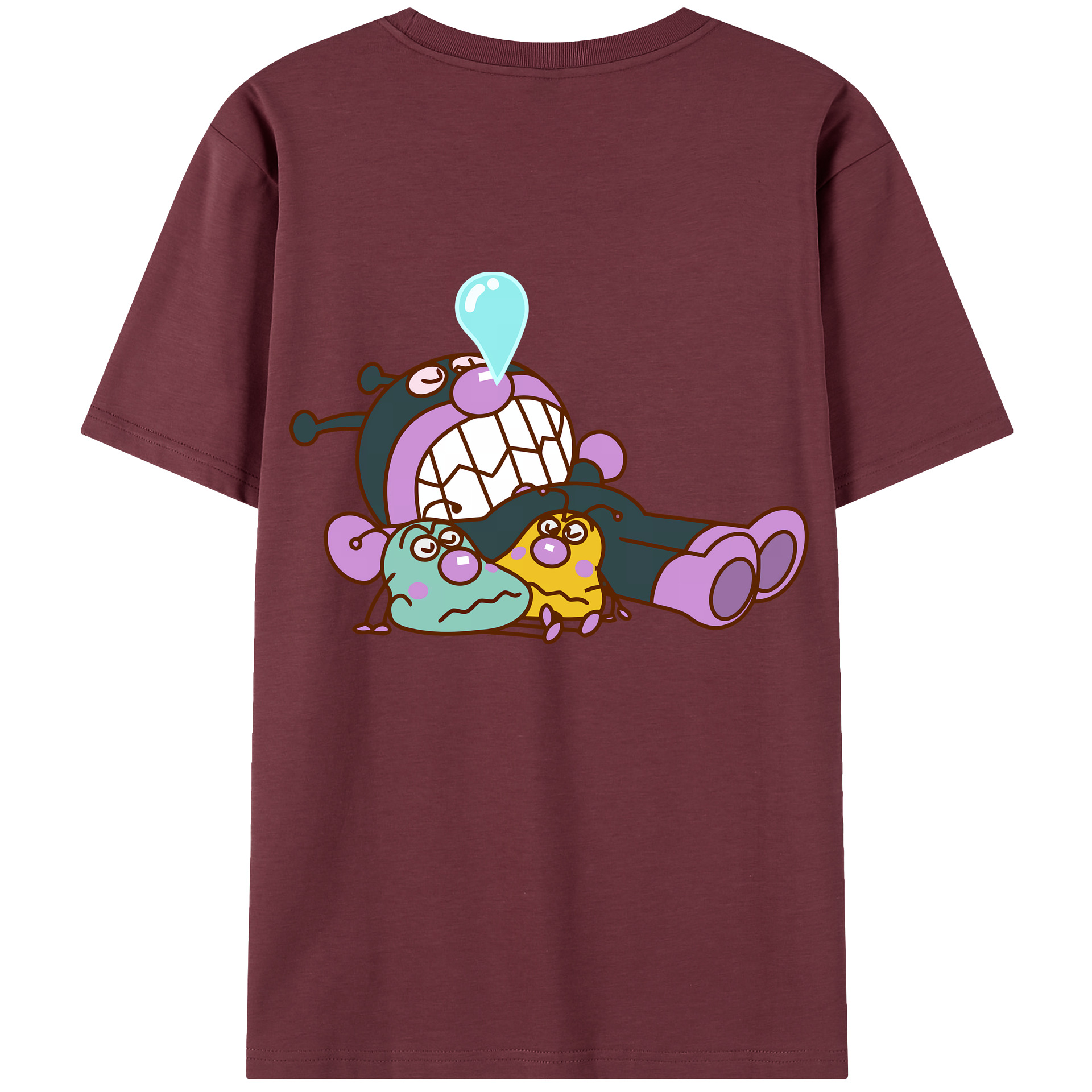 （画像用） アンパンマン Anpanman 綿100％半袖Tシャツ（背面プリント）